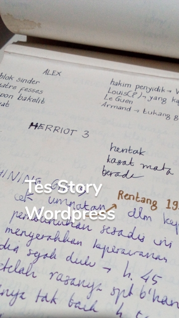 Tes Story WordPress